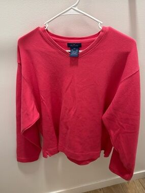 Faconnable Hot Pink Crewneck Sweater
